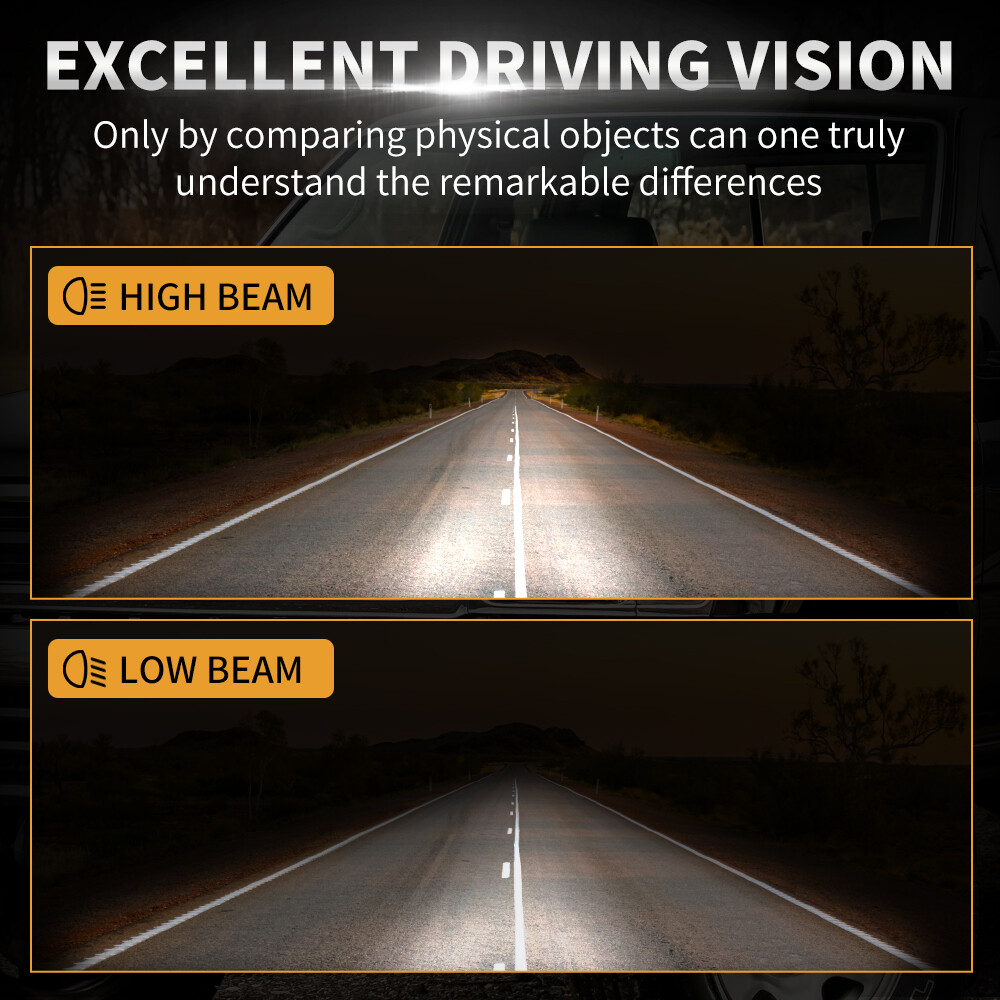 Pair 7X6" 5x7" LED Headlights Square For Chevy Express Cargo Van 1500 2500 3500