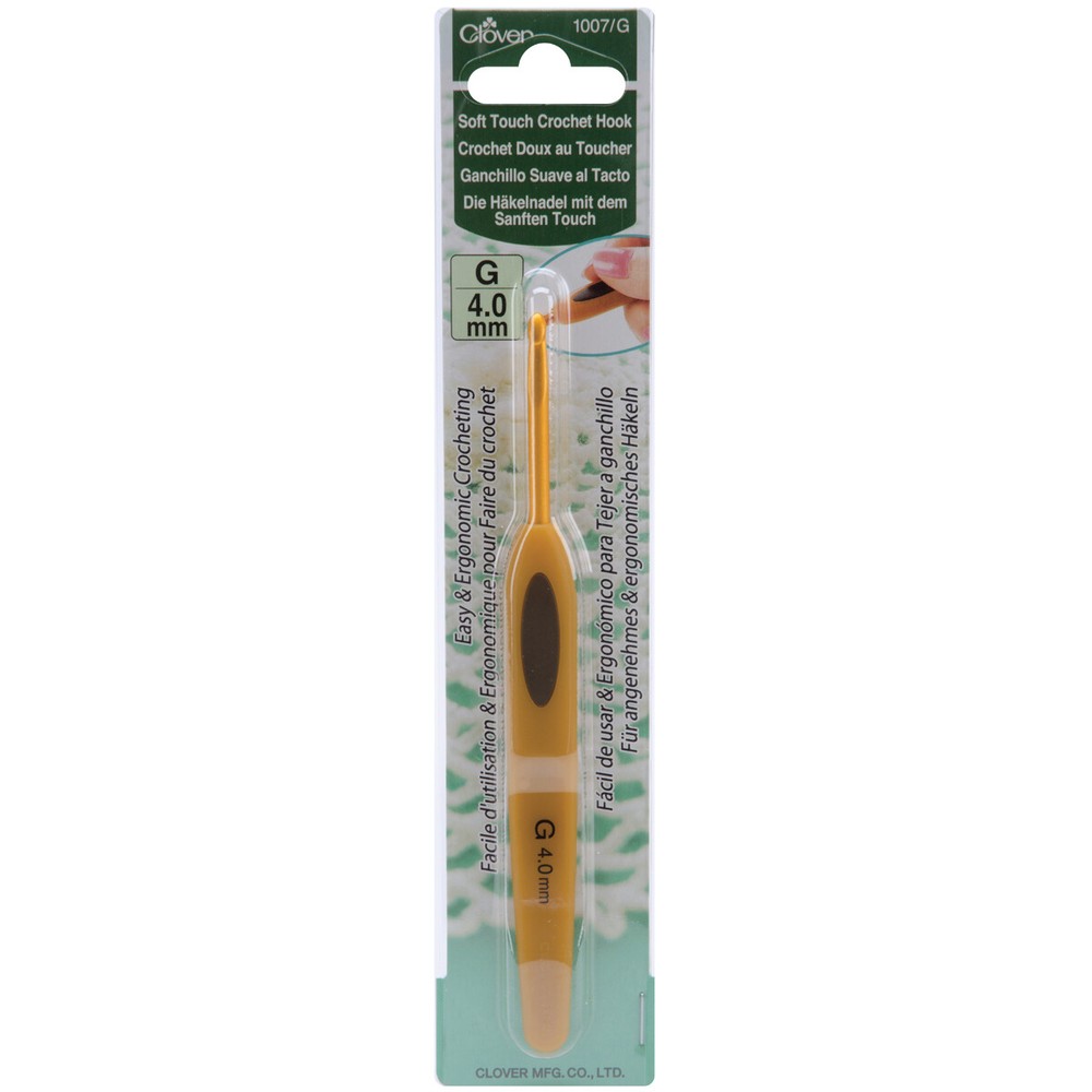 Clover 1007G Soft Touch Crochet Hook-Size G7/4mm