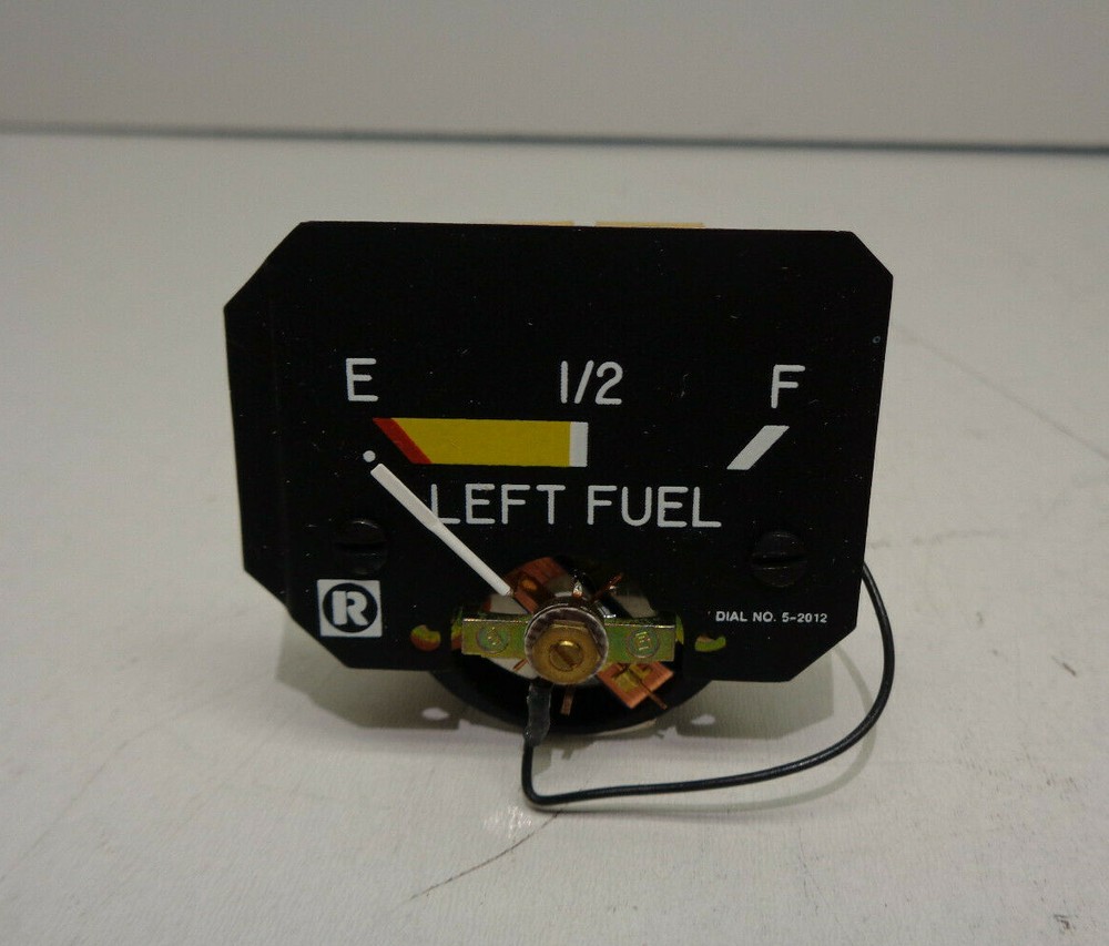 BEECHCRAF LEFT FUEL INDICATOR DIAL 5-2012 BY ROCHESTER  NEW