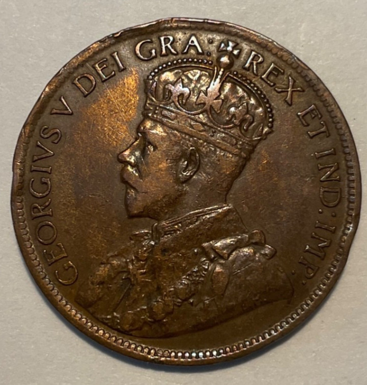 1919 Canada One Cent 1c