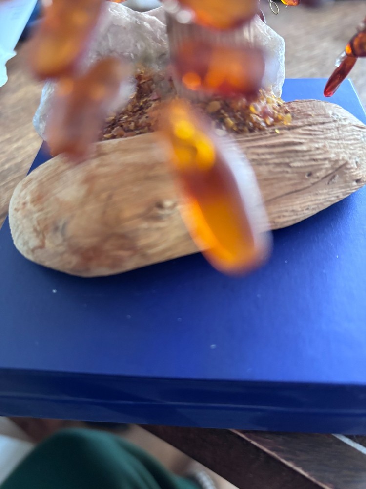 AMBER,TREE,BRASS,QUARTZ