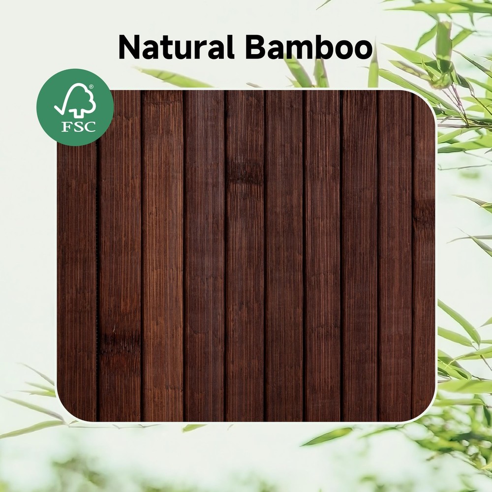 Laundry Hamper with Lid, Foldable Bamboo Laundry Basket, Clothes Hamper with ...