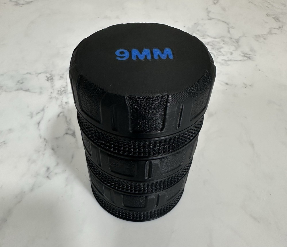 3 Pack of 9MM Ammo Puck – Compact, Stackable Storage for 20 Rounds