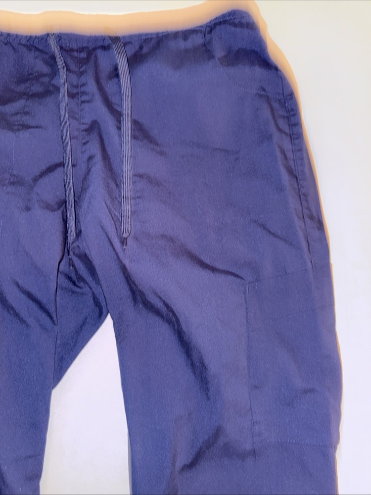 MedGear Scrub Pants Women's Small Blue Elastic Drawstring