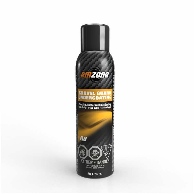 12 Cans EMZONE Rubberized Auto Undercarriage Undercoating Spray 45008 - 16oz