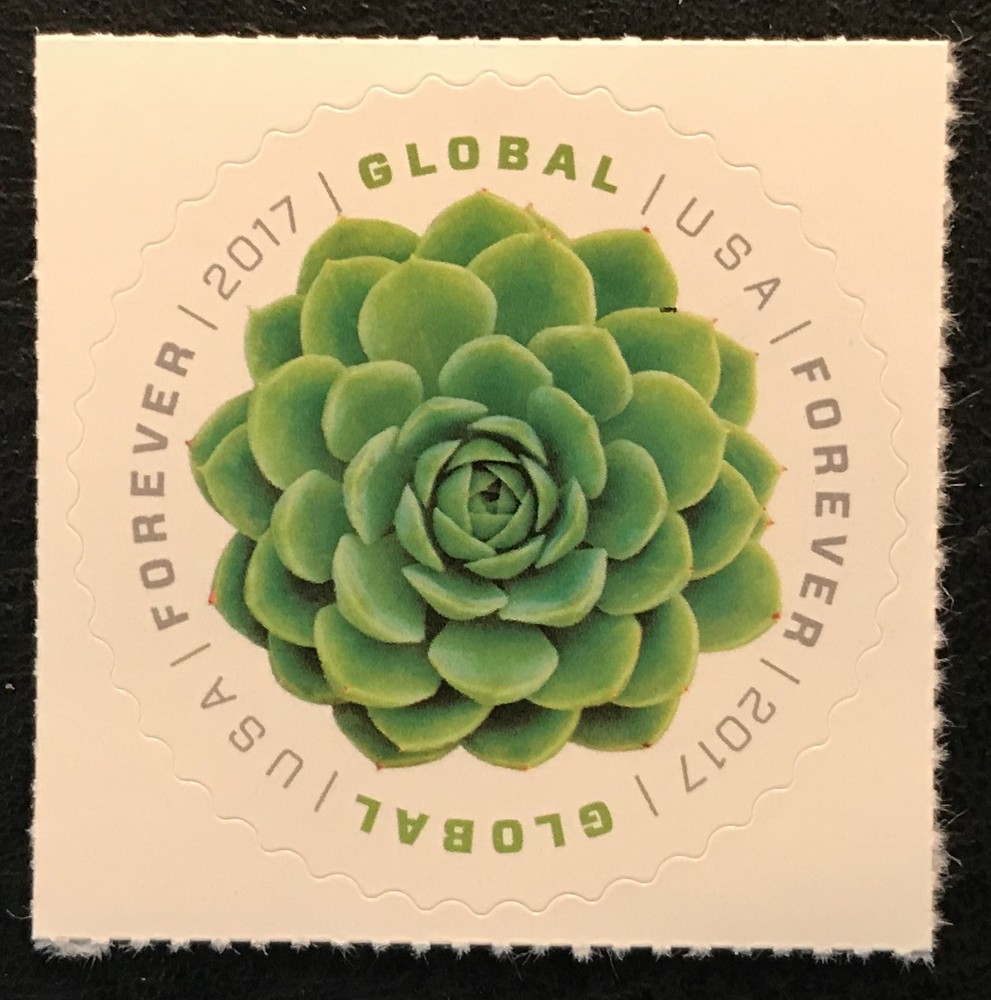 2017 Scott #5198 - Global Forever ($1.50) - GREEN SUCCULENT - Single Mint NH