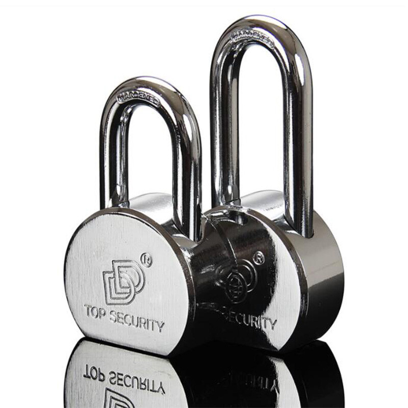 #A #B Shackle Padlock Iron Security Locker Outdoor Security Padlock With 3 Keys