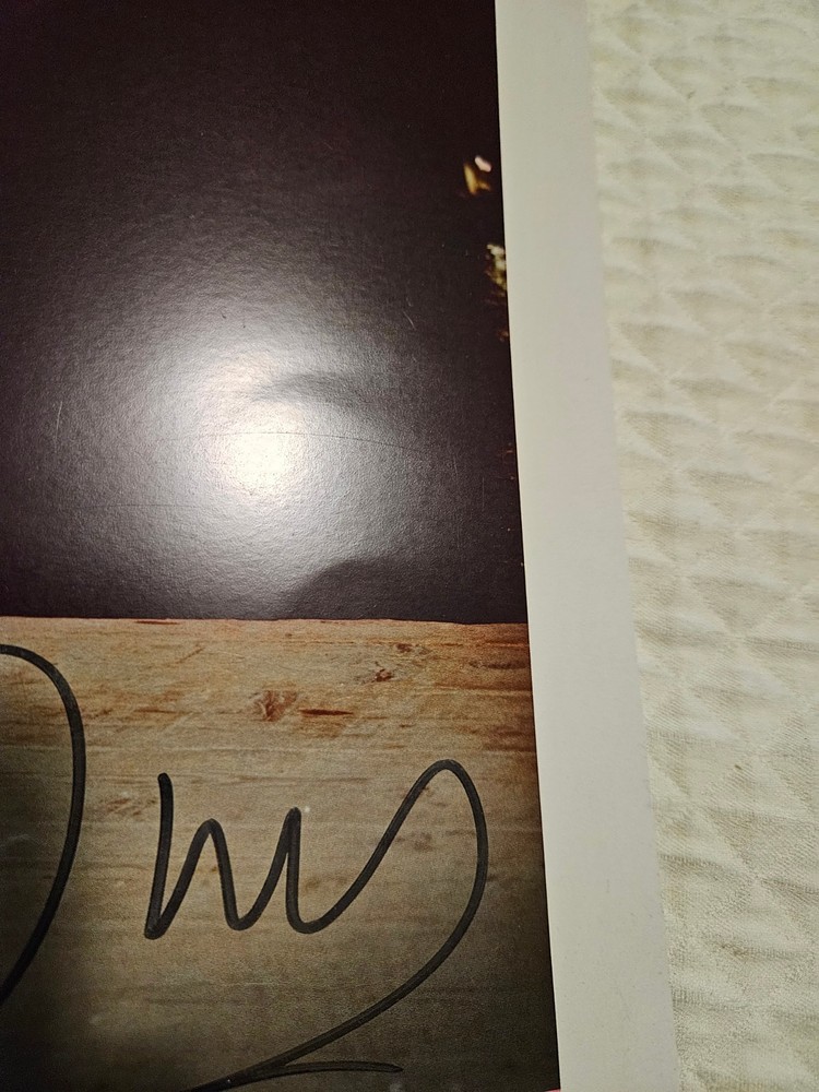 Baxter Dury signed art card