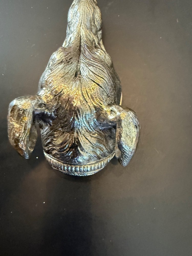 Silver Plated Fox- Head Paper Holder