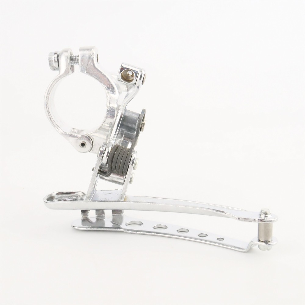 NOS Suntour Comp V Front Derailleur 28.6 Clamp Double Bottom Pull Top Normal