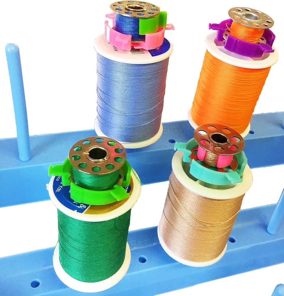 20pcs/Pack Sewing Bobbin Small Clips Sewing Tool Accessory Color Thread Clips...