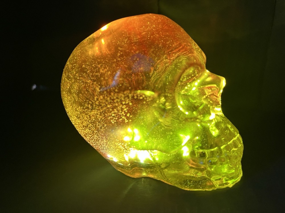 Hand made led Illuminated epoxy resin skull Light-USB Powered Decorative-02