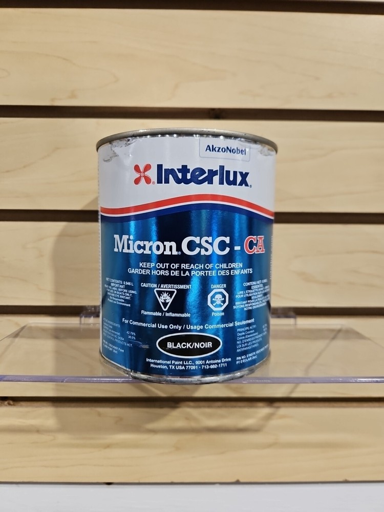 Interlux Micron CSC-CA Bottom Paint, Black - Quart