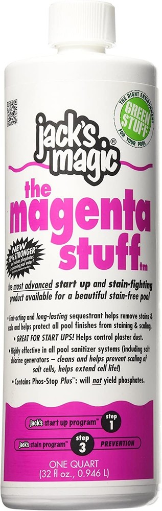 Jack’s Magic The Magenta Stuff 32 oz Pool Metal Sequestrant