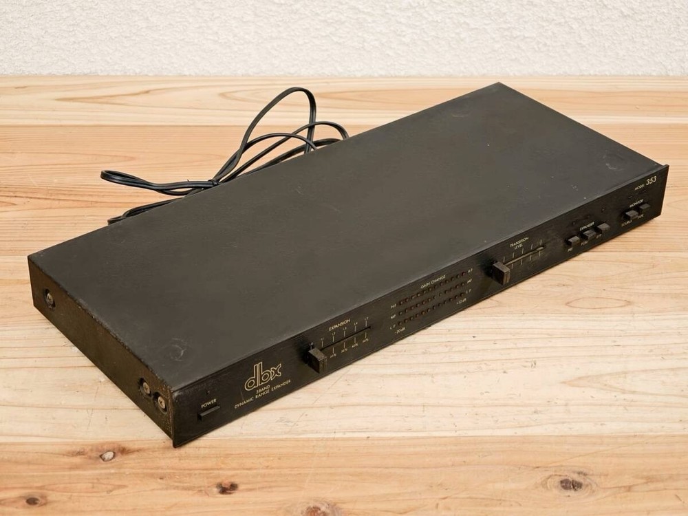 dbx Model 353 Dynamic Range Expander Audio Rack Processor AS-IS