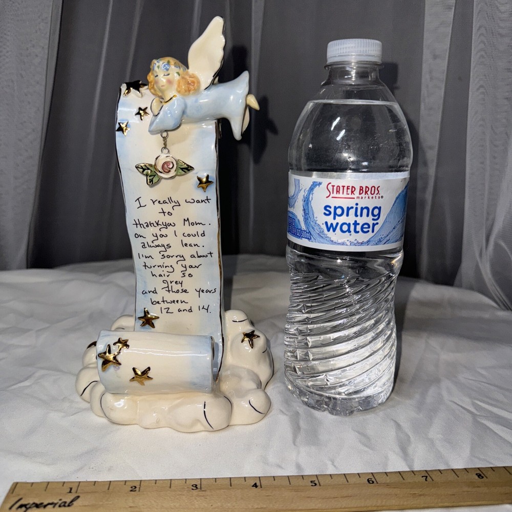 Blue Sky Angel Scroll Mom Tea Light 2005
