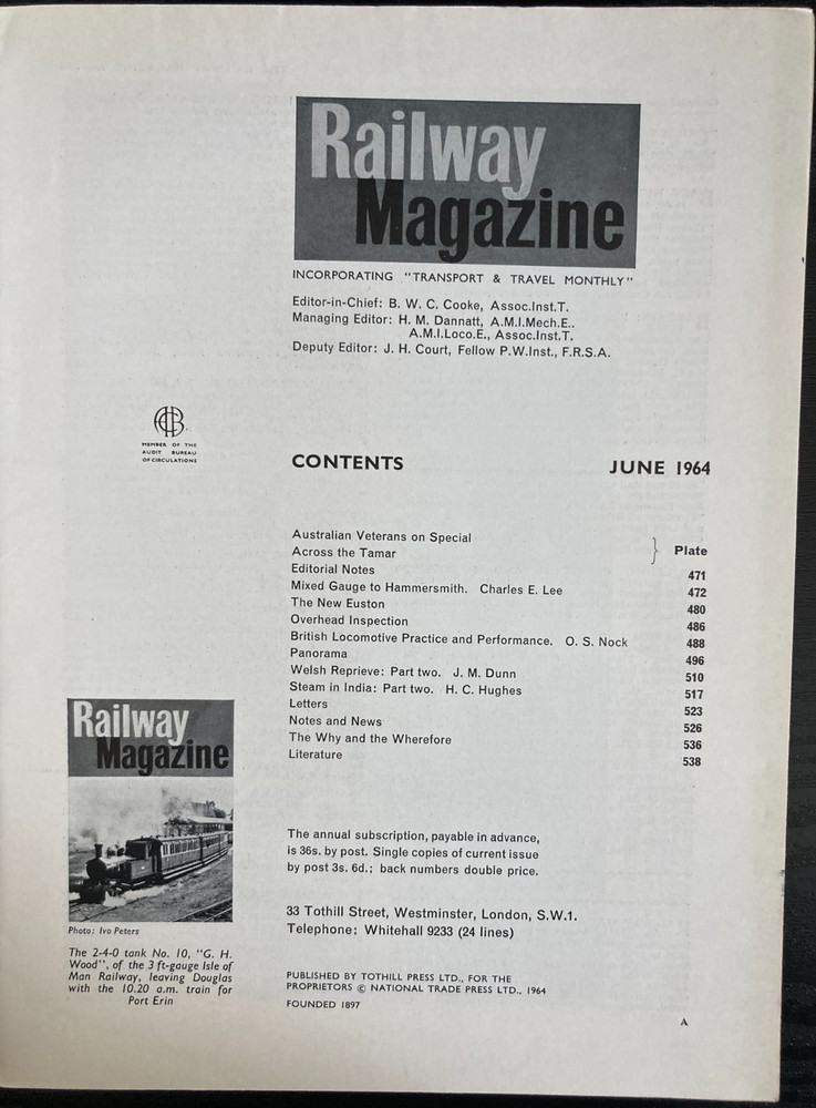 Railway Magazine June 1964
