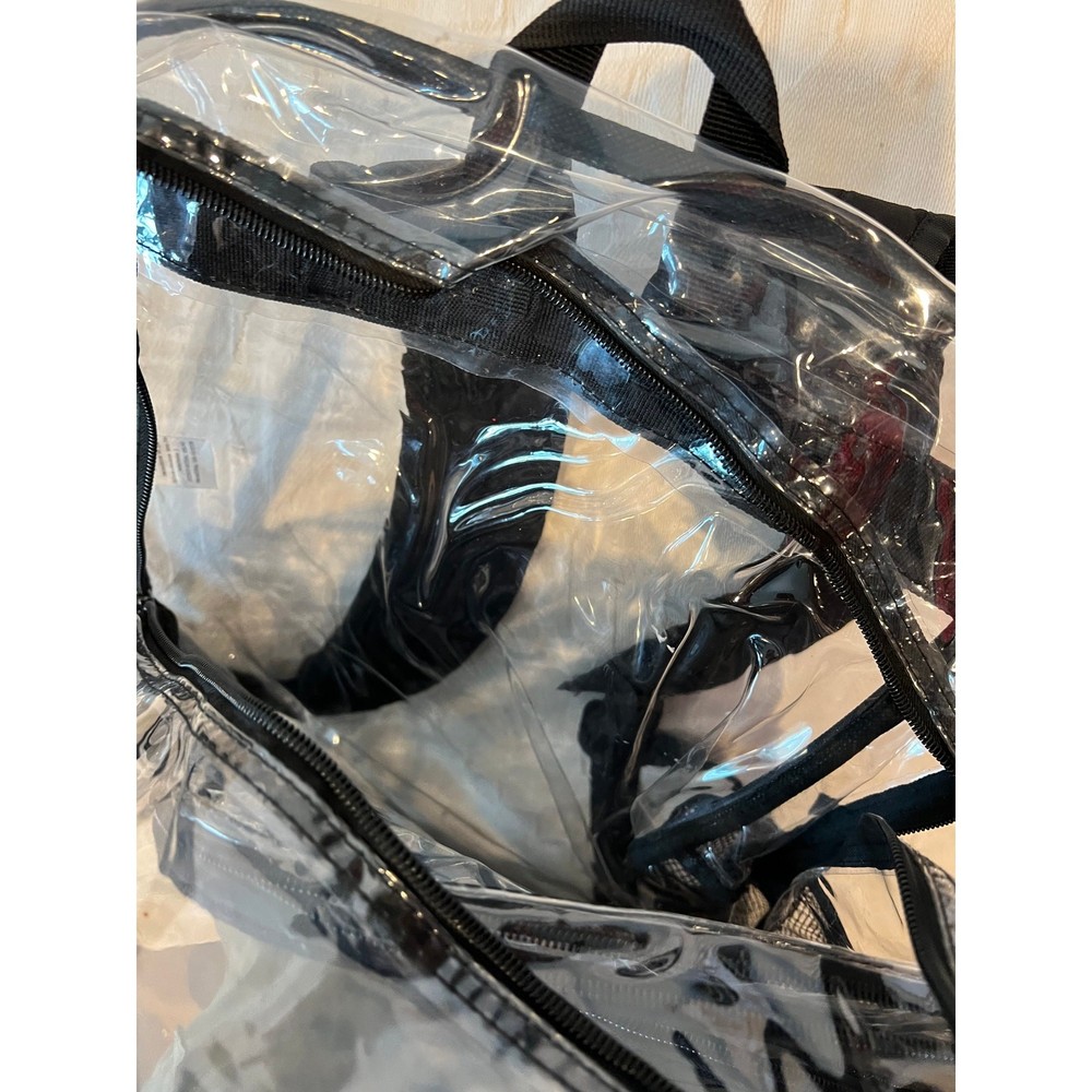 Clear See-Through School Backpack