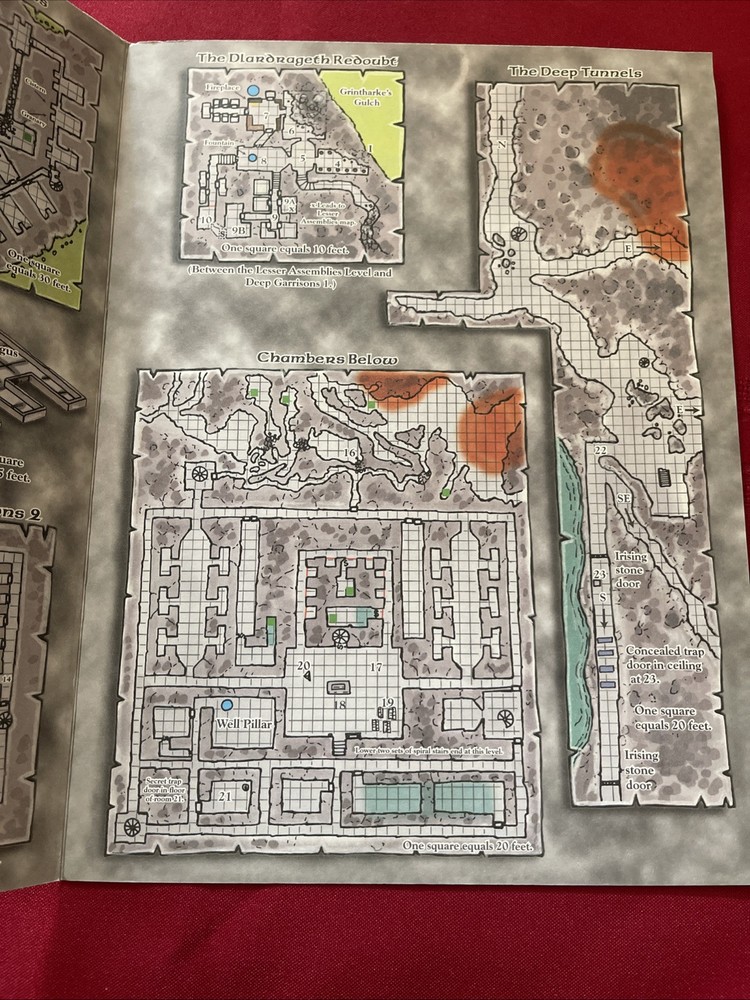 Hellgate Keep - Forgotten Realms Dungeons & Dragons AD&D TSR 9562 1st PRINTING
