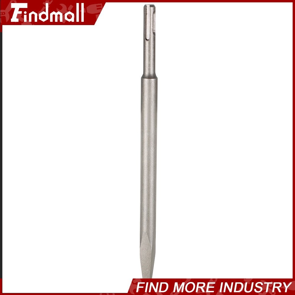 Findmall 4 Pack SDS Plus Chisel Bits -Flat Chisel Grooving Chisel & Point Chisel