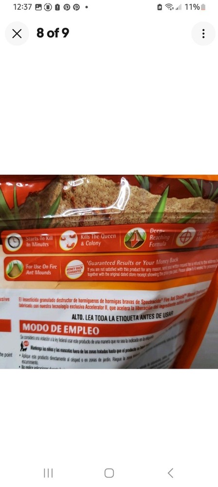 Spectracide Fire Ant Shield Mound Destroyer Granules, 3.5-Pound