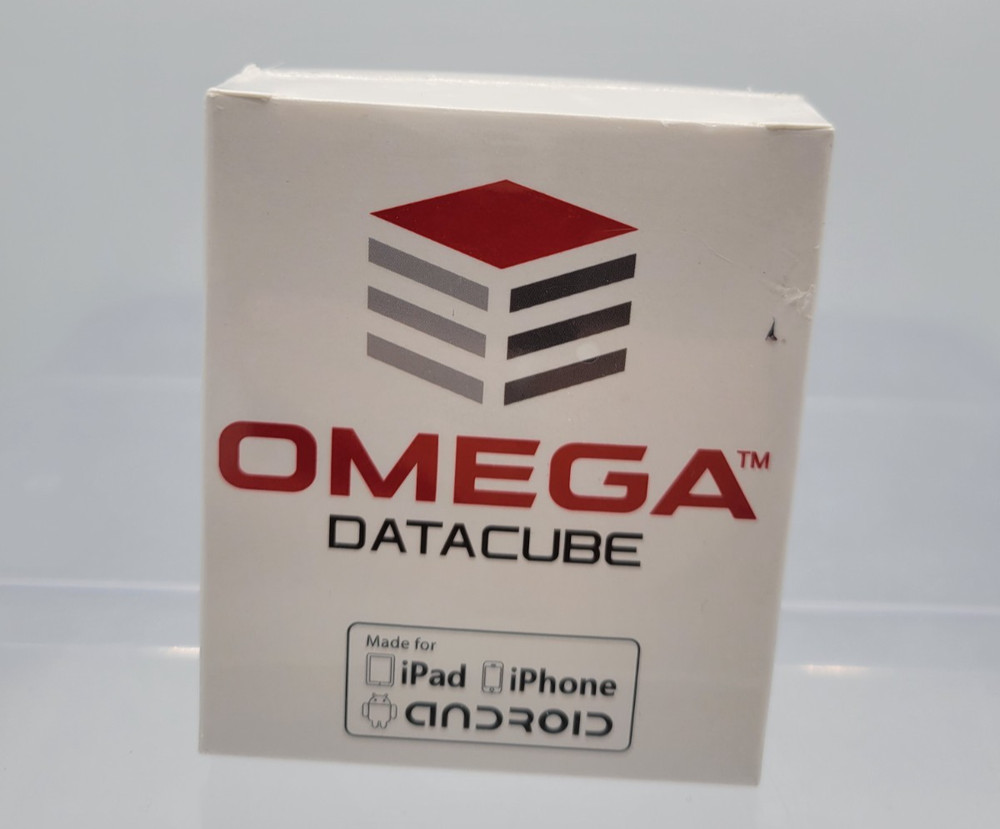 OMEGA Datacube Auto Backup Device iPhone iPad Android microSD