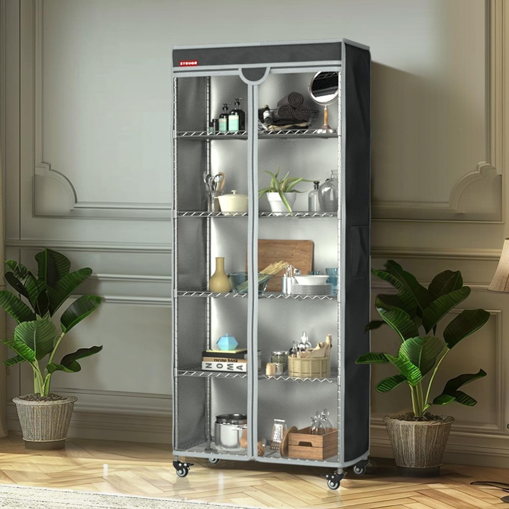 Rack & Shelf Cover for Storage Shelving, Waterproof & Dustproof Protector wit...