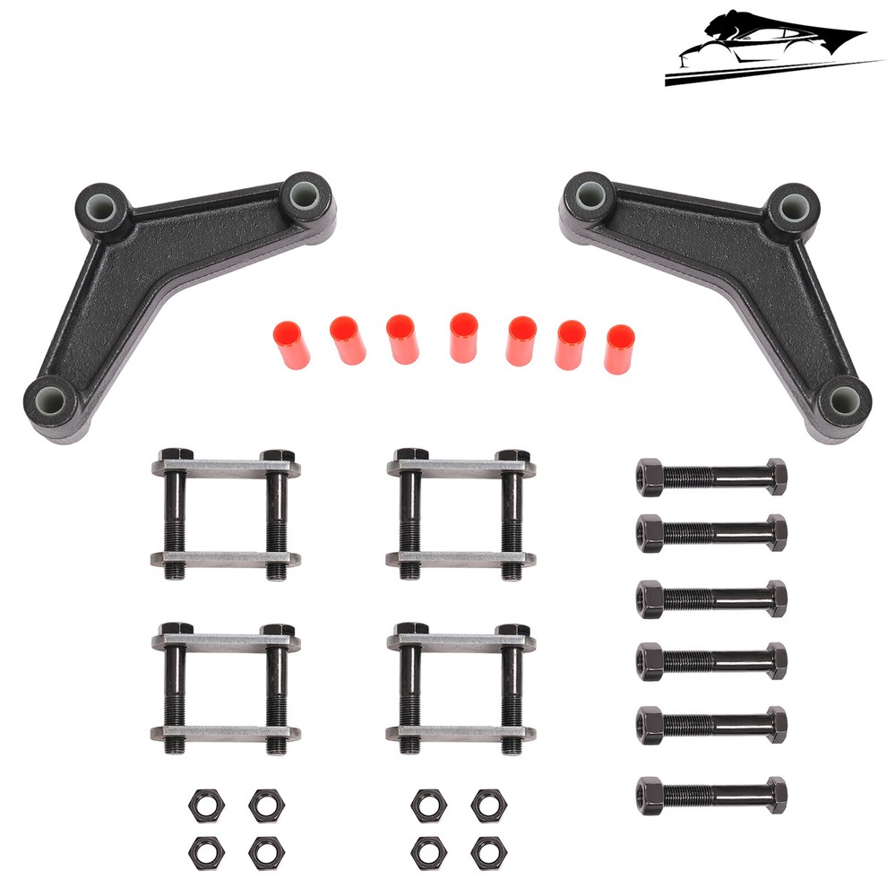Steel Nylon Tandem Axle Trailer Spring Suspension Rebuild Kit 7k-14k Repair Axel