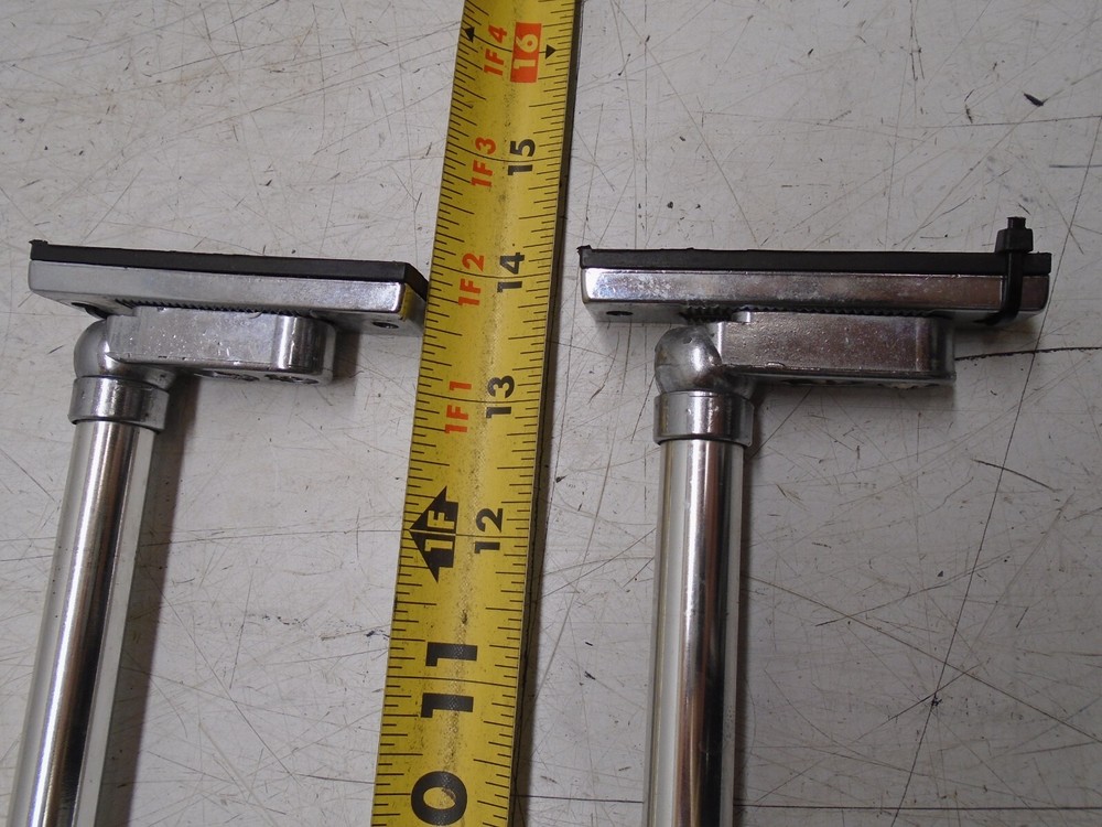 O2a WINDSHIELD SUPPORT BRACKET Marine Brace Window Pair 14"