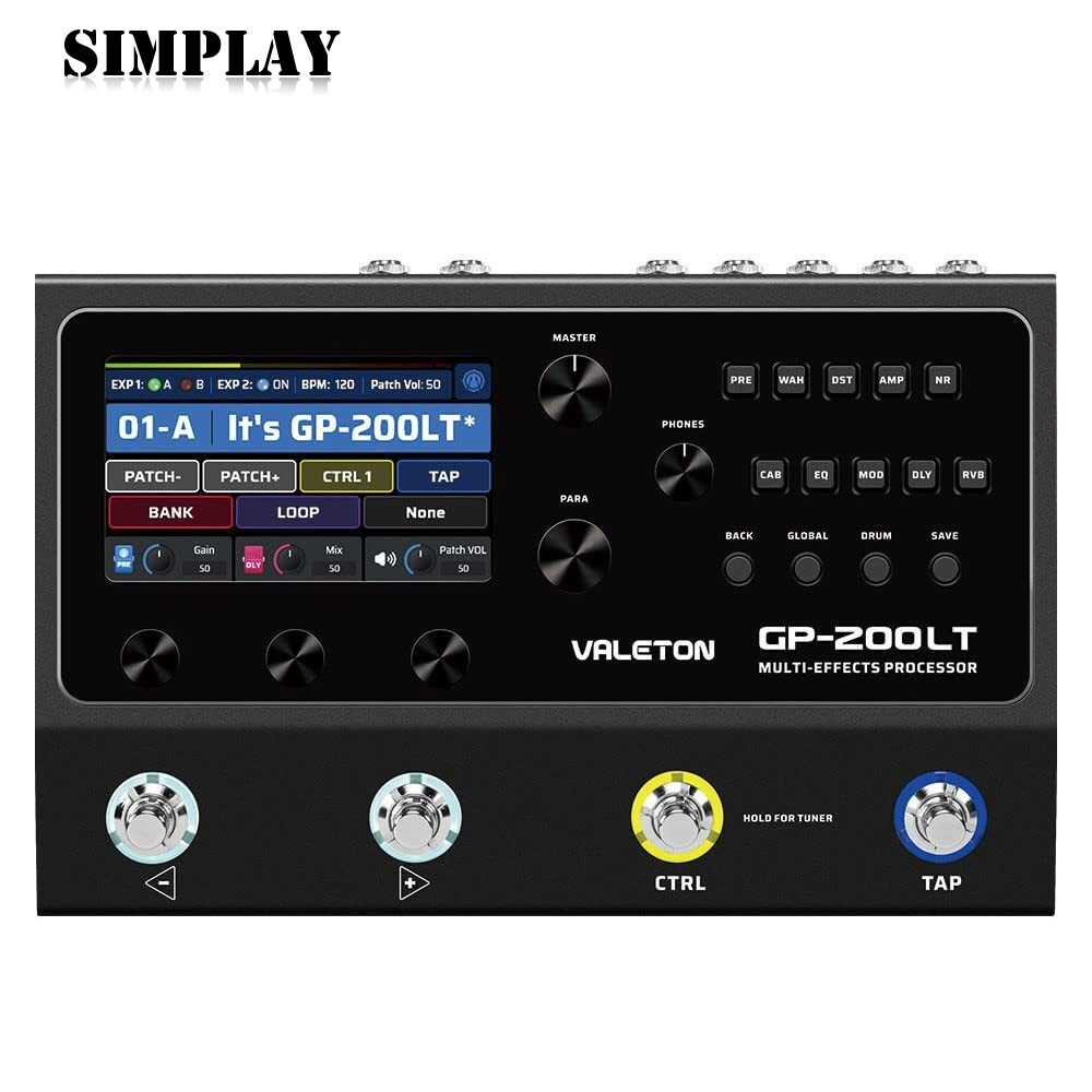 VALETON GP200LT Multi-effects Processor Amp Modeling Professional Guitar Effects