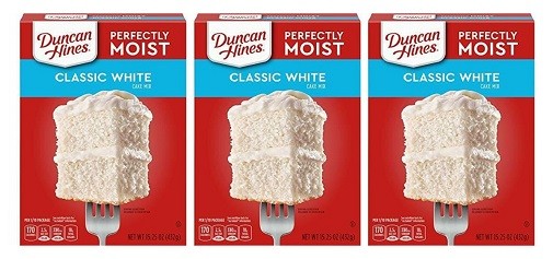 Duncan Hines Signature Classic White Cake Mix 3 Pack