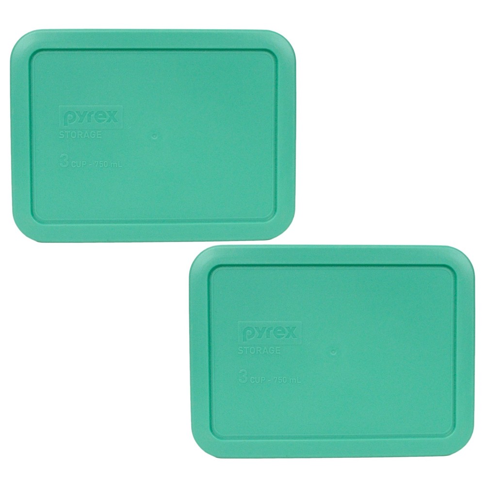 Pyrex 7210-PC 3-Cup Light Green Food Storage 3 Cup, 750mL,