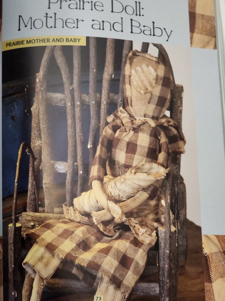 Purely Primitive Dolls Make Old Fashioned Dolls Barb Moore EUC