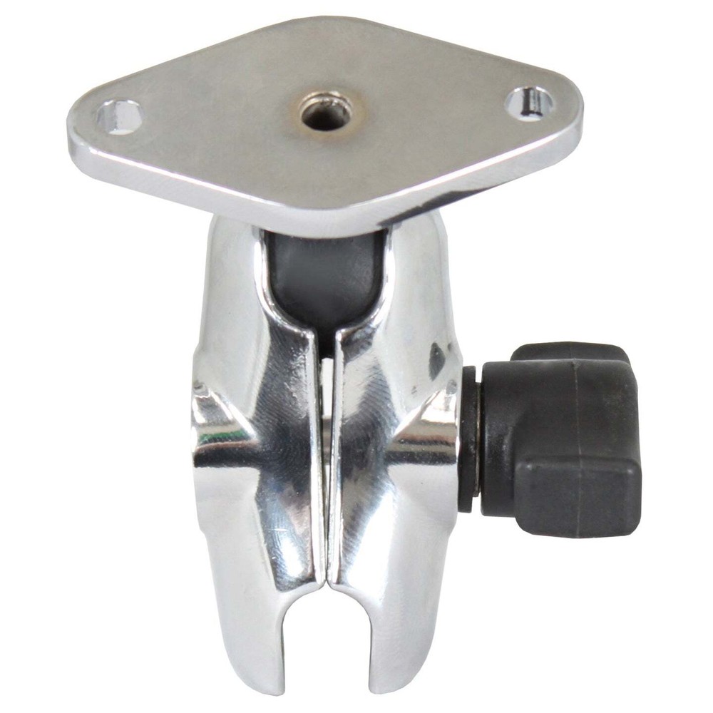RAM-B-103-A-238CHU RAM Chrome Double Socket Arm with Diamond Pla...