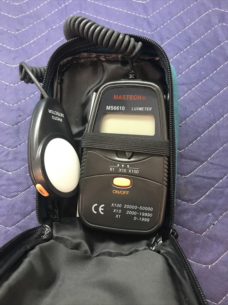 MASTECH MS6610 Lux Light Meter Digital Luxmeter