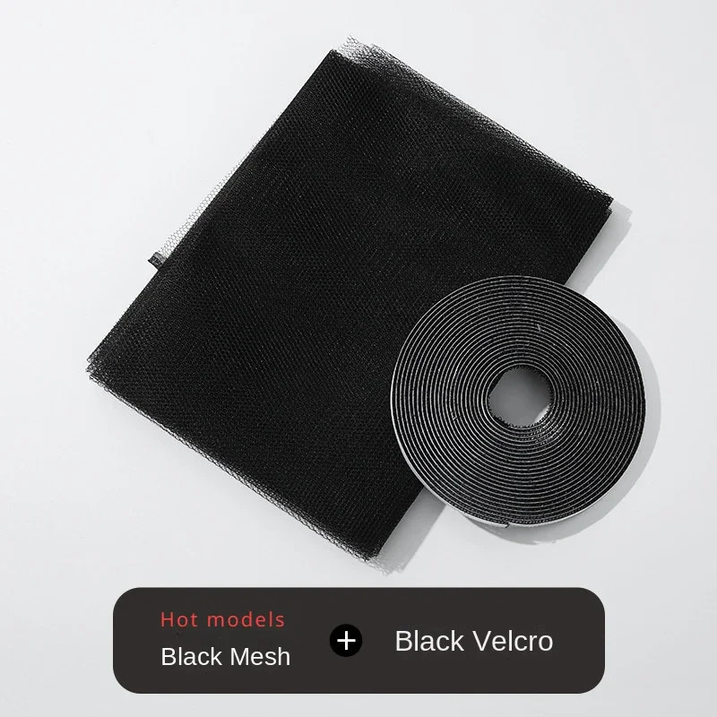 Mosquitera para cama, ventana, textil para el hogar, malla interior autoadhe