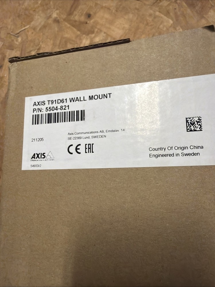 Axis T91D61 Wall Mount