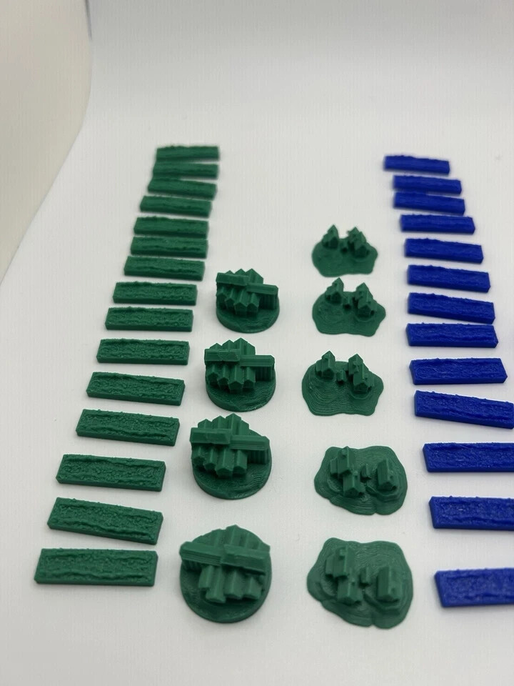 Catan 3D Printed Game Pieces Set - Base Game Set - Various Colors