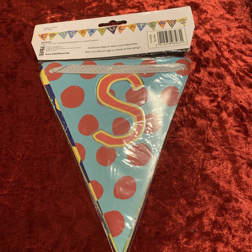 Congratulations Bunting Multicoloured