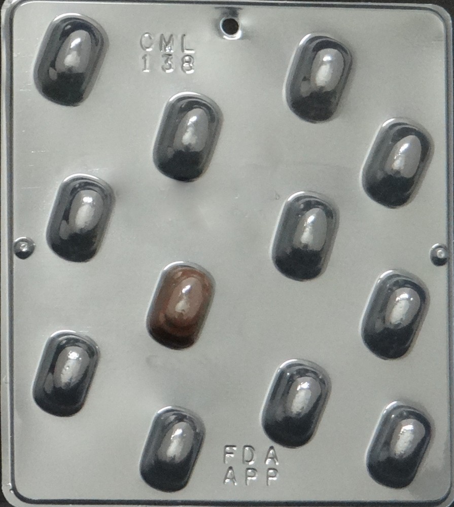 Almond Piece Chocolate Candy Mold Candy Making  138 NEW