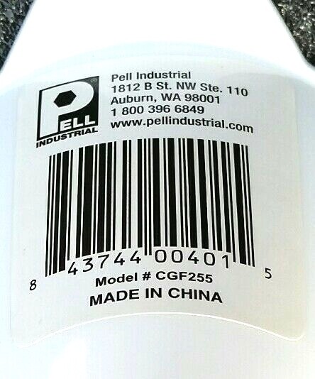 Pell Industrial 4" Funnel, General Purpose Plastic - CoreGear - White - 4 pc Lot