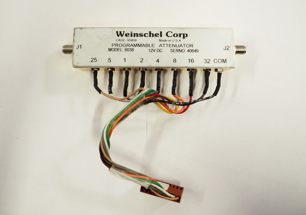 WEINSCHEL CORP Model: 6038 12VDC Programmable Attenuator