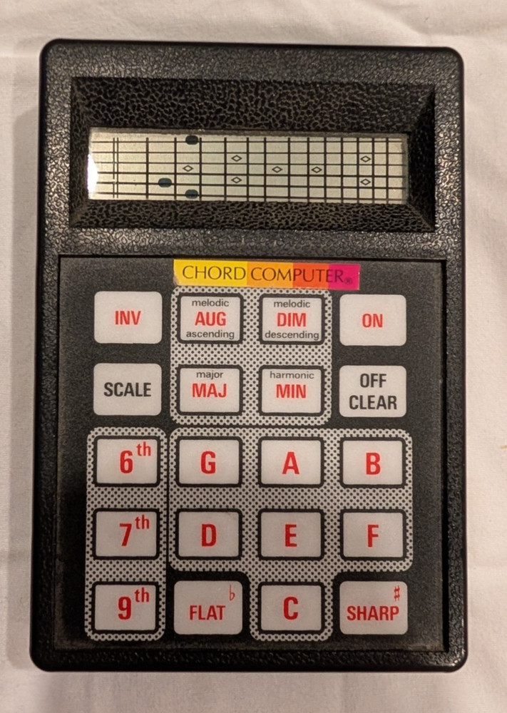 Banana Chord Computer Model CC-1 in Box TESTED UK