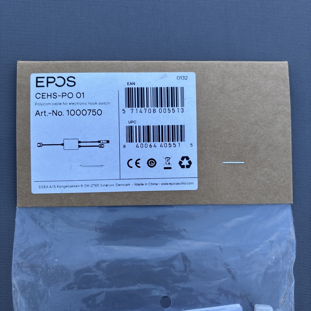 EPOS CEHS-PO01 Polycom Adapter Cable for Electronic Hook Switch