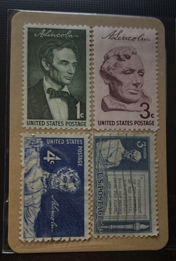 Abraham Lincoln Stamp Lot