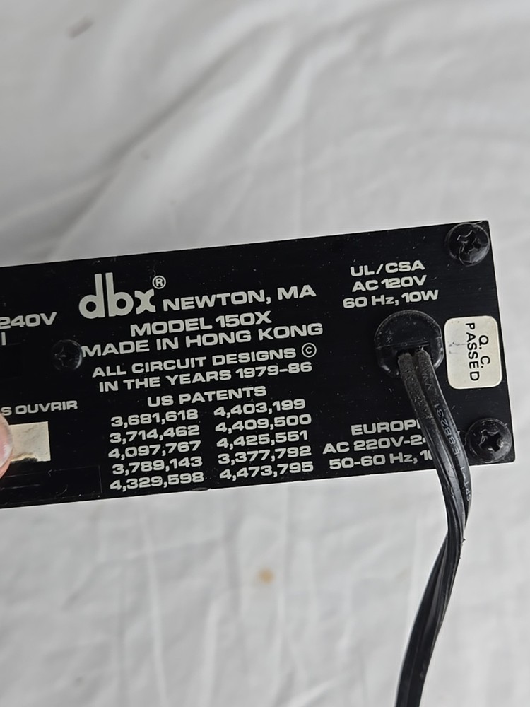 Dbx 150X 2 Channel Type 1 Tape Noise Reduction System