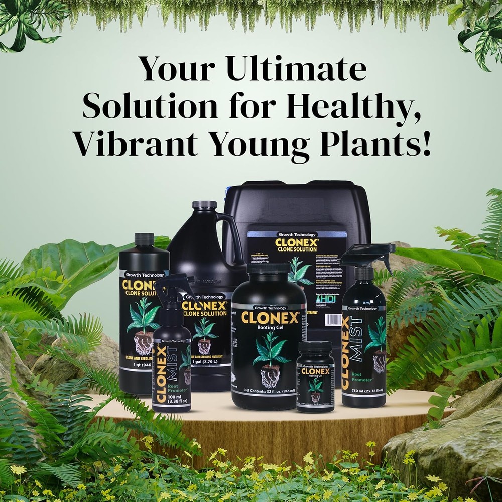 Clonex Rooting Gel - High-Performance Rooting Compound for Plant Cuttings