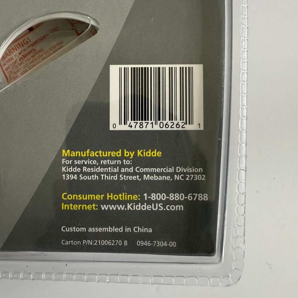 New Kidde Smoke Alarm Value 2 Pack Ionization Technology 85 Decimal Alert Noise