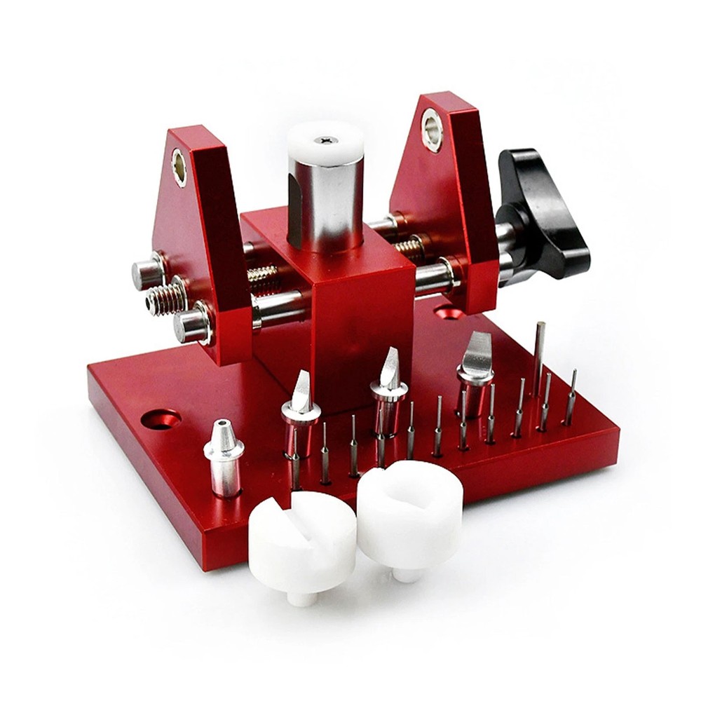 Adjustable Watchmaker Tool Watch Back Case Opener Strap Link Pins Bezels Remov8V