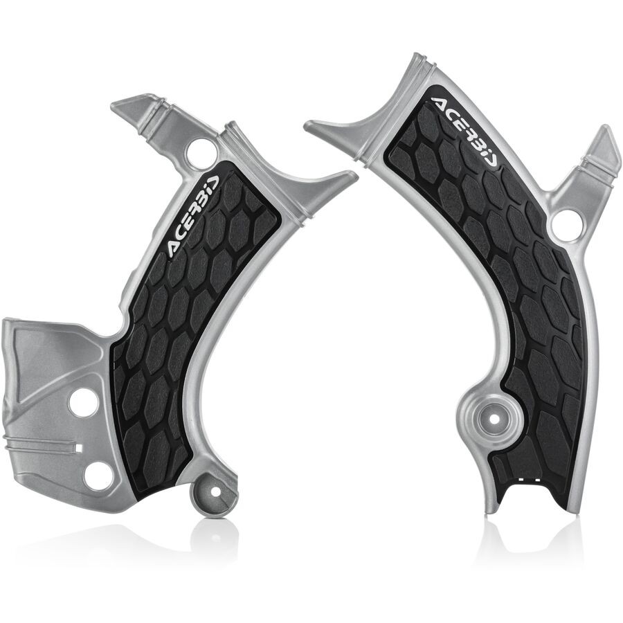 Acerbis X-Grip Frame Guard - Silver/Black 2689411015